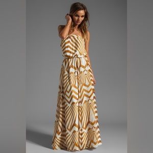 BB Dakota IMELDA Golden Pyramid Maxi Dress